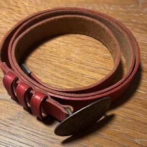 Vintage Omega Leather Belt